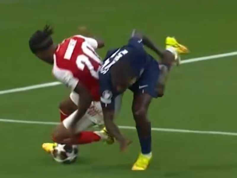‘Este sí era’; Mikel Arteta reclamó un penal no cobrado a Noni Madueke en la Final ante PSG