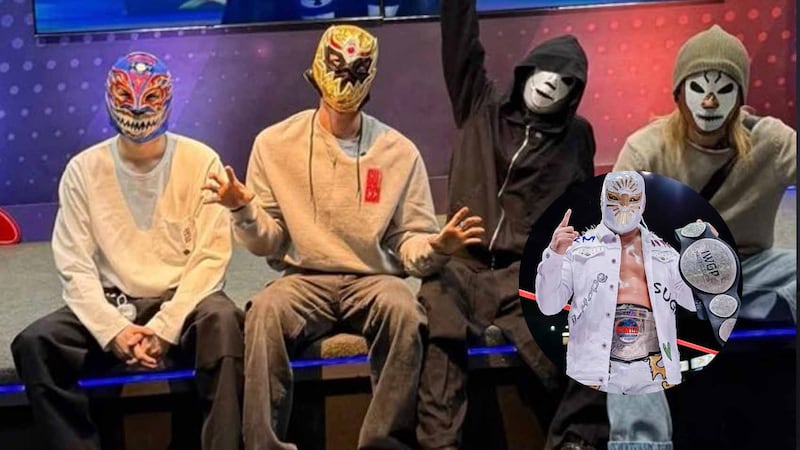 BTS visitó la Arena México para apoyar a Místico, quien se volvió un ARMY