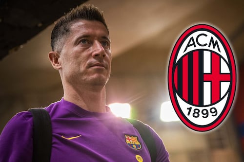 Robert Lewandowski podría ser la nueva competencia de Santiago Gimenez en el Milan