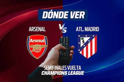 Arsenal vs Atlético de Madrid EN VIVO: Dónde ver en TV, online y hora vuelta Semifinal Champions League 2025-26