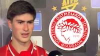 ‘Estoy ansioso por meter gol’: Hormiga González se marcha insatisfecho de su debut con Olympiakos