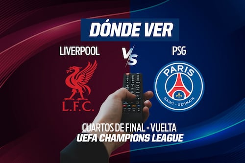 Liverpool vs PSG EN VIVO: Dónde ver en TV, online y hora vuelta Cuartos de Champions League 2025-26
