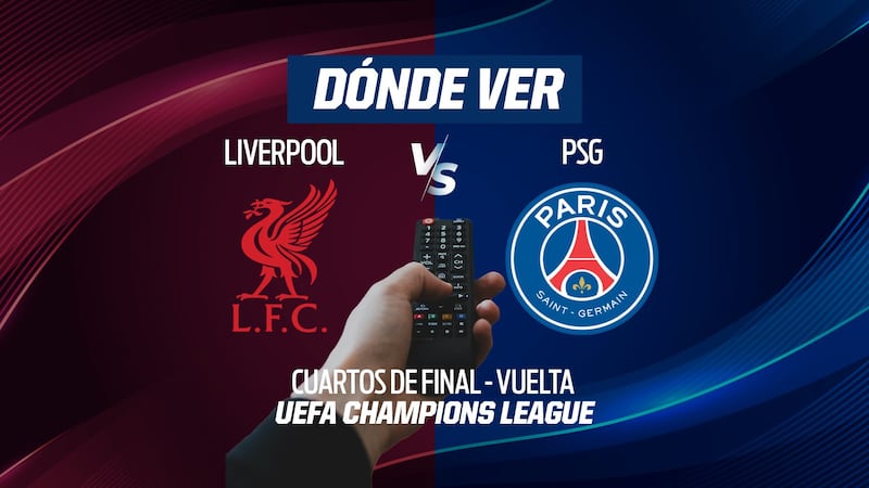 Liverpool vs PSG EN VIVO: Dónde ver en TV, online y hora vuelta Cuartos de Champions League 2025-26