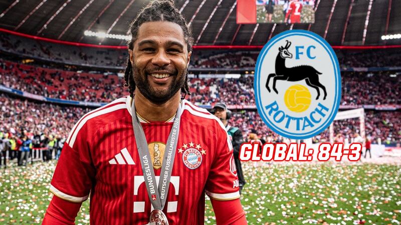 El global va 84-3: Bayern enfrentará a Rottach Egern, club al que le ha dado PALIZAS históricas