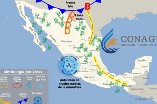Ingresa Frente Frío 15 con 5 días de heladas de -15 grados y tormentas; ve estados más afectados