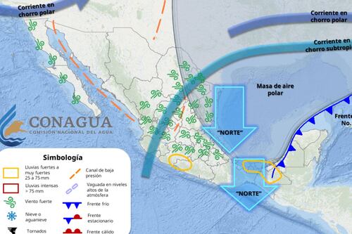 ¡México se congela el Fin de Semana! Llega Frente Frío 23 junto con 5 días de hasta -15 grados o menos