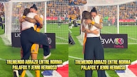 Jenni Hermoso celebró título de Tigres con Norma Palafox y se dieron tremendo abrazo (VIDEO)