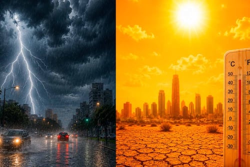 ¿Semana de inundaciones? 4 días de lluvias intensas y calor de hasta 45 grados en México