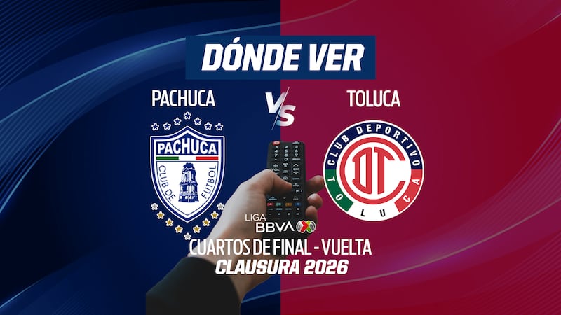 Pachuca vs Toluca EN VIVO: Dónde ver en TV, online y hora de vuelta Cuartos de Final Liga MX Clausura 2026