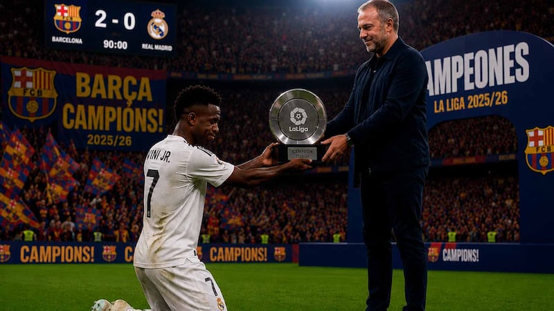 Real Madrid felicitó al Barcelona tras ser humillado y Mbappé echó porras desde su sillón