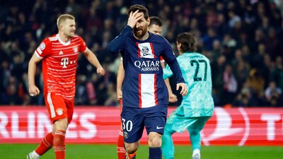 El Tridente Messi, Mbappé y Neymar no le pudo anotar al Bayern Múnich en casa.