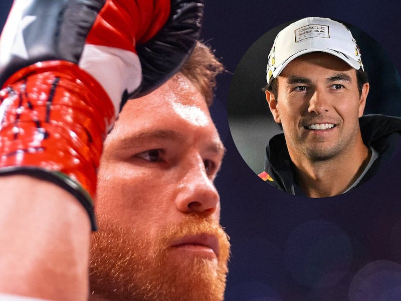 ‘Muy orgulloso de ti’: Checo Pérez manda mensaje a Canelo tras derrota ante Crawford