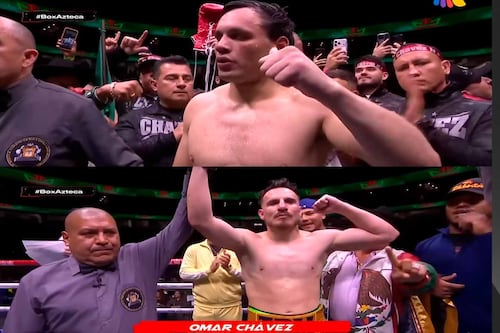 Julio César Chávez Jr y Omar Chávez ganaron en su regreso al boxeo, aunque el público ABUCHEÓ