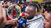 ¡Un infiltrado! Captan a fan de CHIVAS esperando a Saint-Maximin, refuerzo del América (VIDEO)