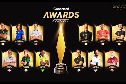 México DOMINA con CINCO NOMINACIONES a Jugador del Año de la Concacaf 24/25