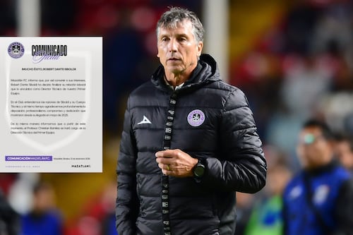 Robert Dante Siboldi RENUNCIÓ a su puesto como DT de Mazatlán y se marcha con su cuerpo técnico