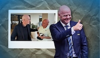 Infantino GAMBETEA la POLÉMICA del Mundial con una broma al reportero: ‘Nos vemos en la PELUQUERÍA’