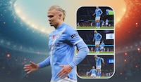 Erling Haaland festeja COMO ROBOT y llega a 13 GOLES en 10 PARTIDOS de Premier 2025-26 con ManCity