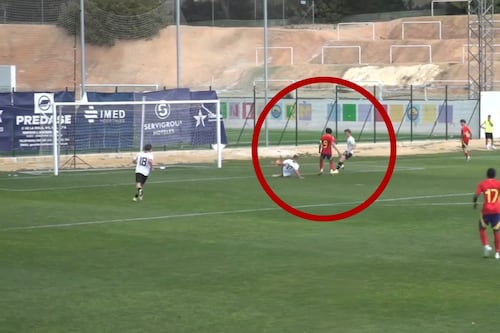 Enzo Alves, hijo de Marcelo, se luce con GOLAZO en la Sub 16 de España | VIDEO