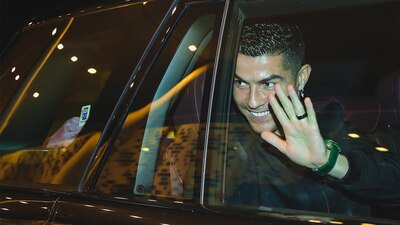 Cristiano Ronaldo llegó este martes a Arabia Saudita para reportar con el Al Nassr.