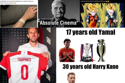 España vs Inglaterra: Memes se burlan de la maldición de Harry Kane tras perder la Eurocopa