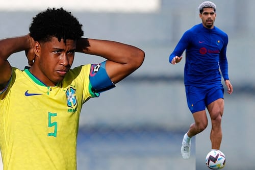 ¡A callar! Jugador de Brasil Sub20 se burló de Uruguay y Ronald Araujo lo dejó callado tras título