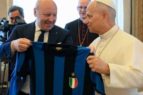 El Papa León XIV pone al Inter de Milán como ejemplo mundial: ‘Los jóvenes necesitan modelos a seguir’