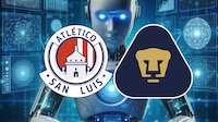 Atlético de San Luis vs Pumas: Inteligencia Artificial revela si UNAM escala al subliderato