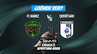 FC Juárez vs Querétaro EN VIVO: Dónde ver en TV, online y hora Jornada 15 Liga MX Apertura 2026