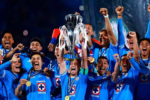 Cruz Azul supera al América e Inter Miami en el ranking de clubes de la Concacaf