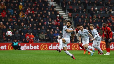 El delantero egipcio cometió un fallo terrible en el duelo ante Bournemouth