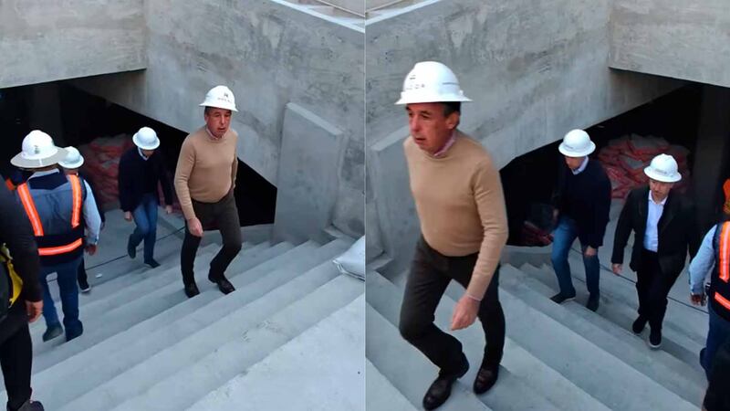 Emilio Azcárraga supervisa remodelación del Estadio Azteca, a 2 meses de su reinauguración (VIDEO)