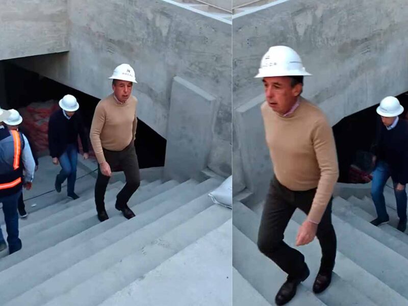 Emilio Azcárraga supervisa remodelación del Estadio Azteca, a 2 meses de su reinauguración (VIDEO)