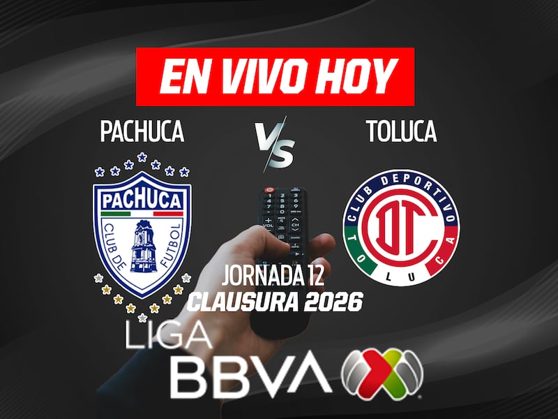 Pachuca vs Toluca EN VIVO: Mira el minuto a minuto y goles partido Jornada 12 Liga MX Clausura 2026