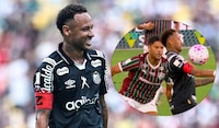 Neymar HUMILLA a Hulk con sombrerito en victoria de Santos sobre Fluminese (VIDEO)