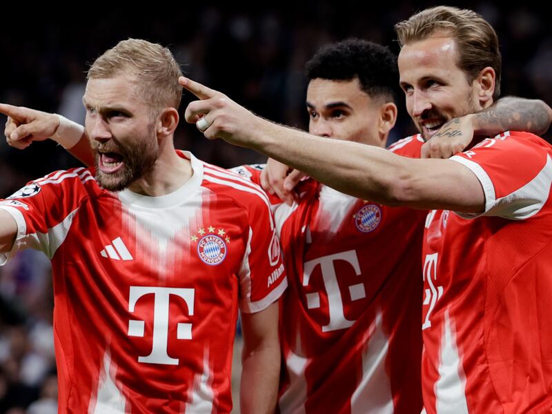 Bayern Múnich jugó ‘Bávaro’; derrotó 2-1 al Real Madrid pese a milimétrico gol de Mbappé (VIDEO)