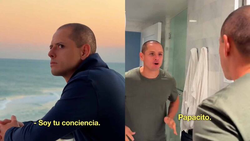 Chicharito habla con su conciencia en nuevo VIDEO: ‘Dicen que soy un fraude, un mal padre’
