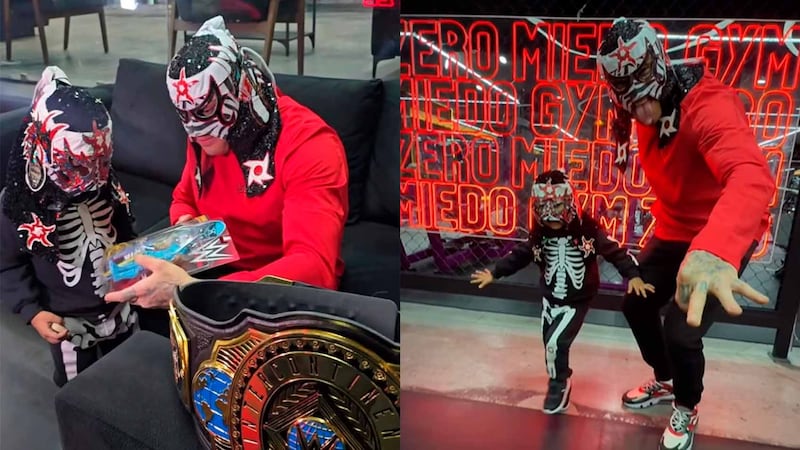 WWE: Penta Zero Miedo cumple sueño a niño que vendía dulces para comprarse su figura (VIDEO)