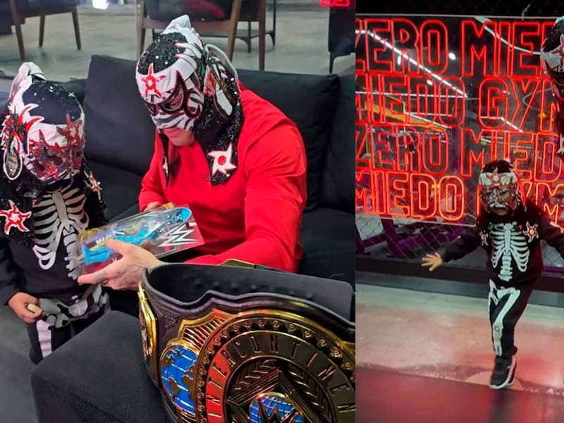 WWE: Penta Zero Miedo cumple sueño a niño que vendía dulces para comprarse su figura (VIDEO)