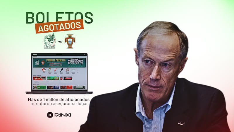 FMF señala tema de boletera del México vs Portugal como ‘una tormenta en un vaso con agua’