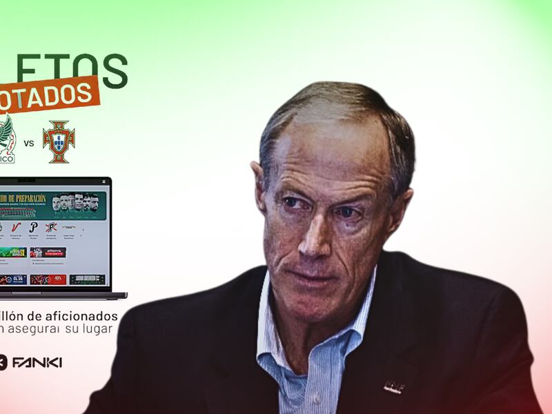 FMF señala tema de boletera del México vs Portugal como ‘una tormenta en un vaso con agua’