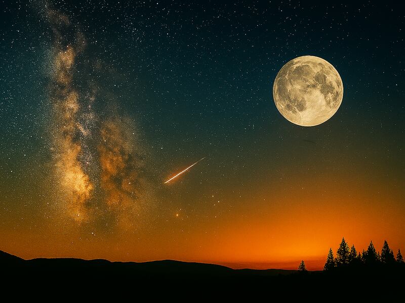 ¿Cuáles son todos los eventos astronómicos de mayo 2026? Hay 2 Lunas Llenas y lluvia de estrellas