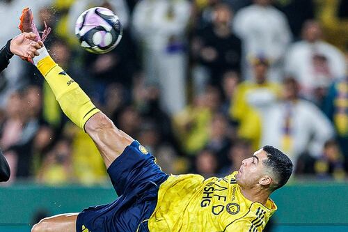 ¡Cristiano Ronaldo marca de chilena! CR7 llega a su gol 954 en goleada de Al Nassr (VIDEO)