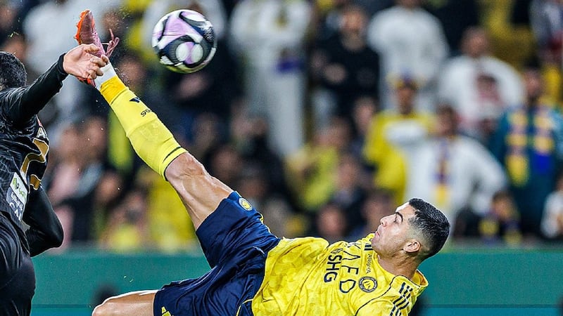 ¡Cristiano Ronaldo marca de chilena! CR7 llega a su gol 954 en goleada de Al Nassr (VIDEO)