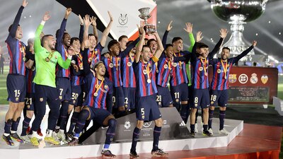 El conjunto culé levantó su primer título luego de que Lionel Messi dejara al club en 2021