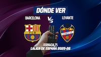 Barcelona vs Levante EN VIVO: Dónde ver en TV, online y hora LaLiga de España 2025-26