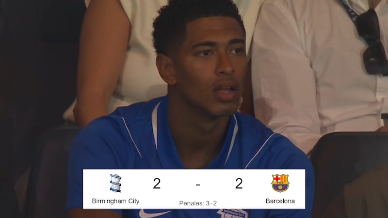 Jude Bellingham fue captado viendo el Barcelona vs Birmingham en el ESTADIO; ¿qué hacía ahí?