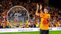 ¡Tremendo gesto! Raúl Jiménez agradeció respaldo de afición de Wolves con un regalo (VIDEO)