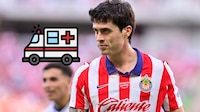 ¡Chivas sigue sufriendo! Diego Campillo no presentó fractura, pero es DUDA para la Fecha Doble