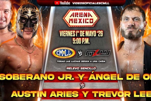 Cartelera CMLL en Fox Sports viernes 1 de Mayo EN VIVO: Dónde ver en TV y hora función de lucha en la Arena México
